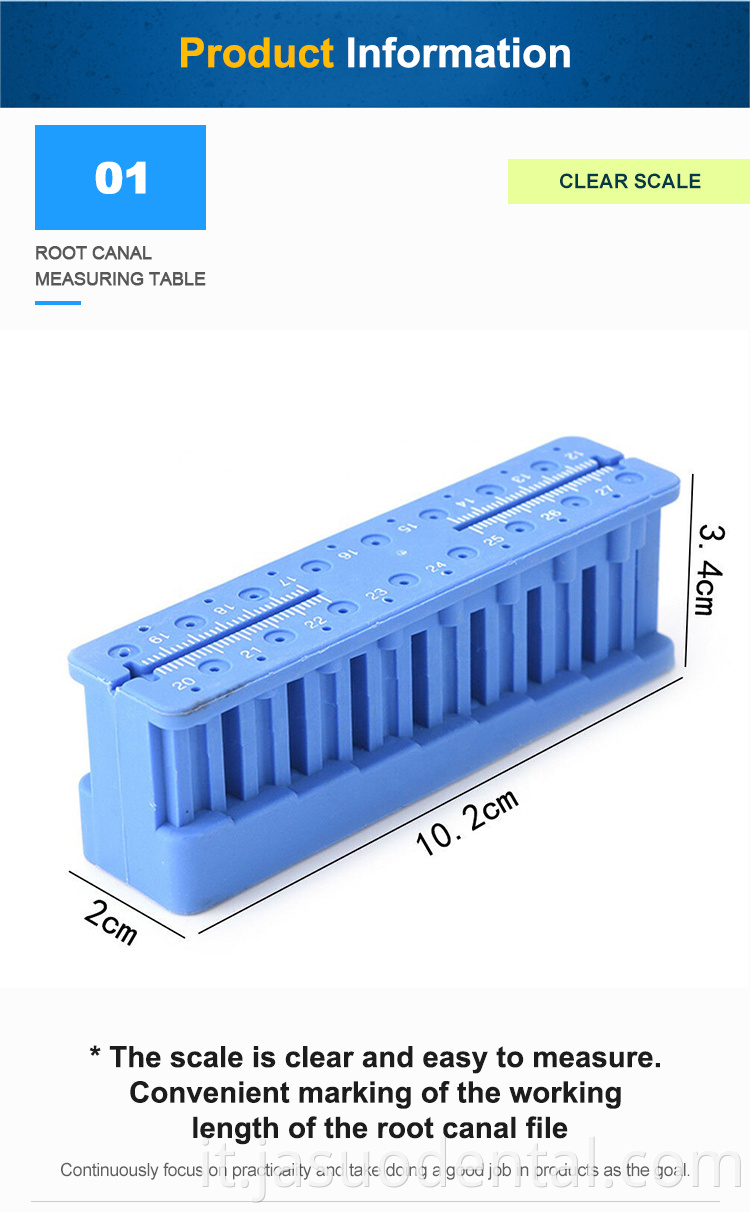 Root Canal Measuring Table